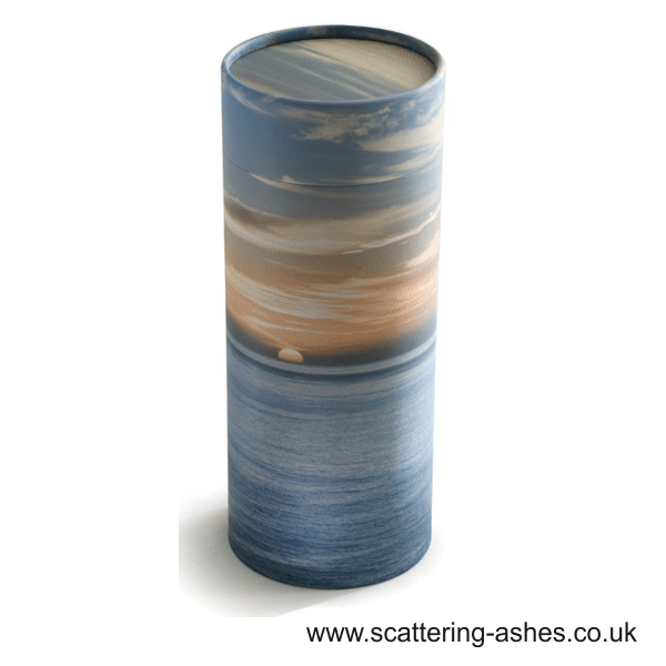 ocean sunset ashes Scatter Tube