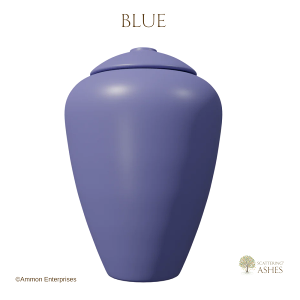 Biodegradable Water Urn - Classic Urn - Blue